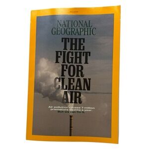 National Geographic Magazine April 2021 The Fight‎ for Clean Air, Pollution